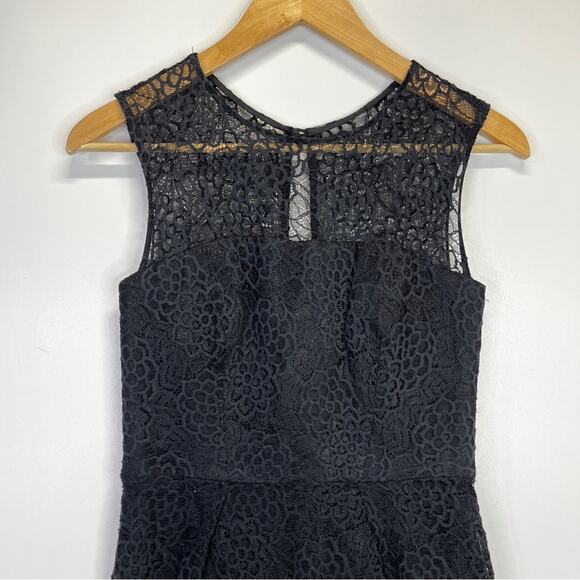 Milly of New York Lace Ruffle Sheath dress black - 2 - Picture 3 of 12